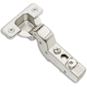 Inset clip-on soft push-open 3D cam-adjust hinge press-in TCH-11502 for handleless inset cabinet doors.