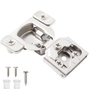 1/2 Inch Overlay Compact Self-Close 3D Hinge Press-in Dowels TCH-11209 0.50 45.D S