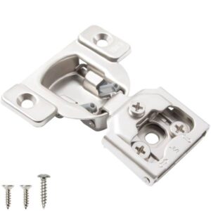 1/2 Inch Overlay Compact Self-Close 3D Hinge Screw-on TCH-11209 0.50 45.S S
