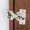 1/2 Inch Overlay Compact Self-Close 3D Hinge Press-in Dowels TCH-11209 0.50 45.D S - Image 2