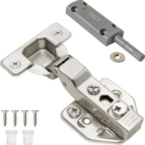 Half Overlay Clip-on Soft Push to Open 3D Hinge Press-in Dowels TCH-11502 H 45.D 37.H0.D02/512023