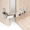 Half Overlay 165 Degrees Clip-on Soft-Close Lazy Susan Corner 3D Hinge Screw-on TCH-14202 165.H.48.S - Image 3