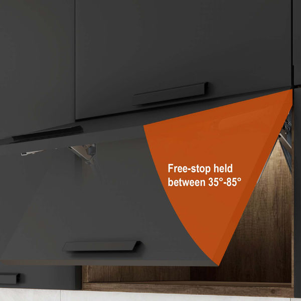 Free-Stop Soft-Close Lift-Up Door System TCH-311011 023.S - Image 5