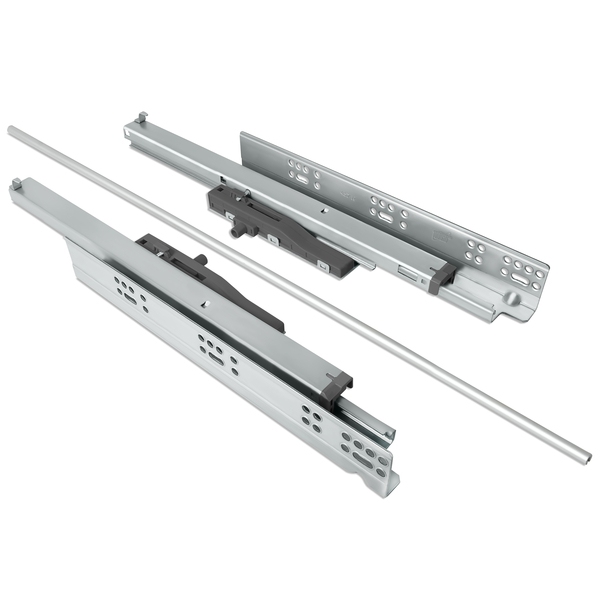 Synchronized push-open undermount slides TCH-23301.S for wide drawers