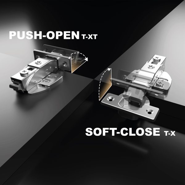 PUSH-OPEN & SOFT-CLOSE T-X-11400 SERIES